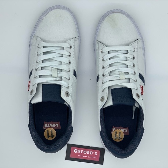 MAXSOLD Levi’s Low Top Lace Up Mens Sneakers - Picture 9 of 9